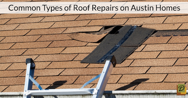 Common Types of Roof Repairs on Austin Homes