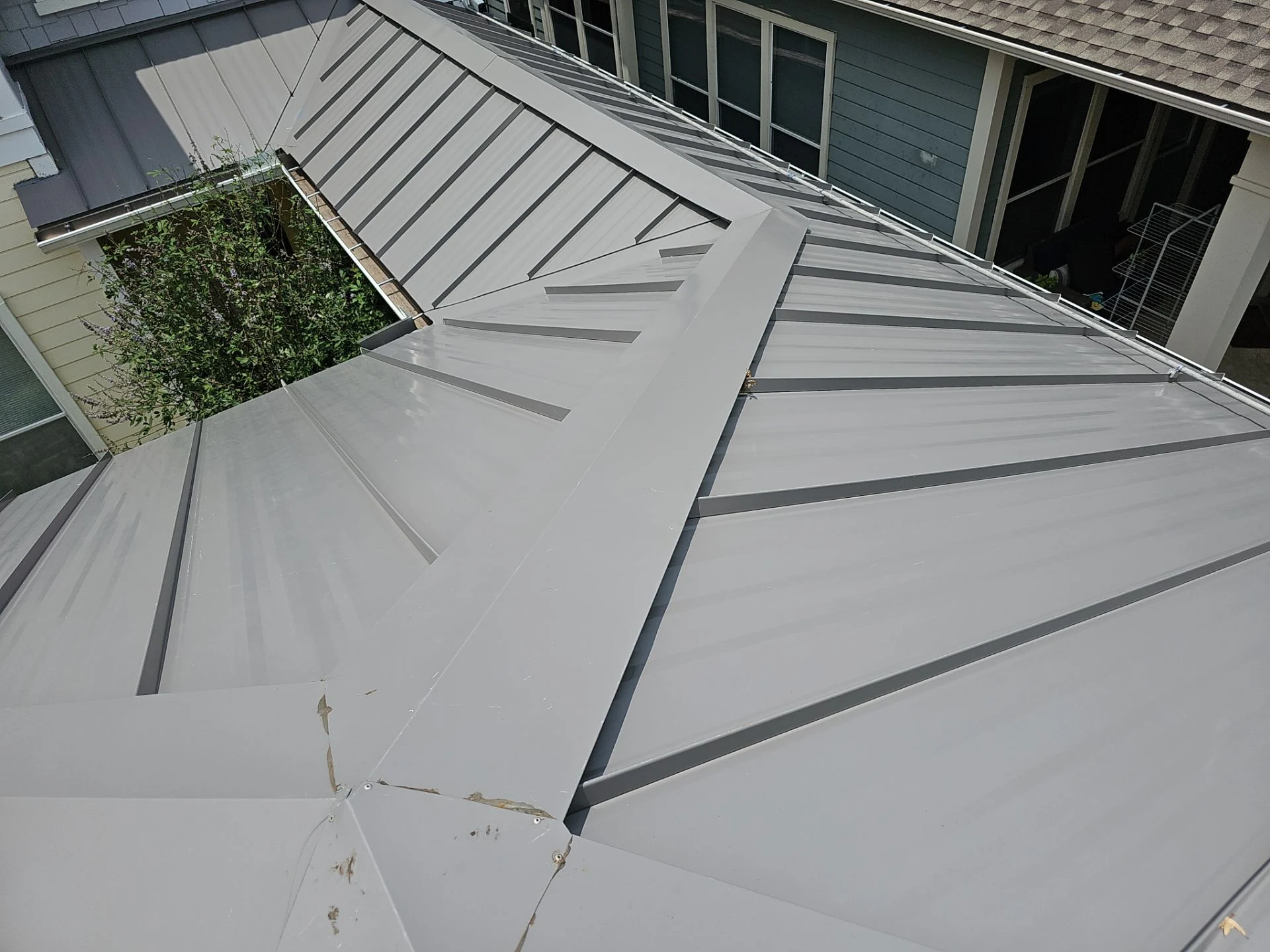 Standing-seam metal roof full replacement, South Austin