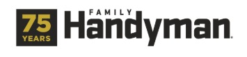75th anniversary badge next to the 'Family Handyman' logo.