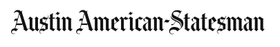 Austin American-Statesman masthead in blackletter font (newspaper logo)